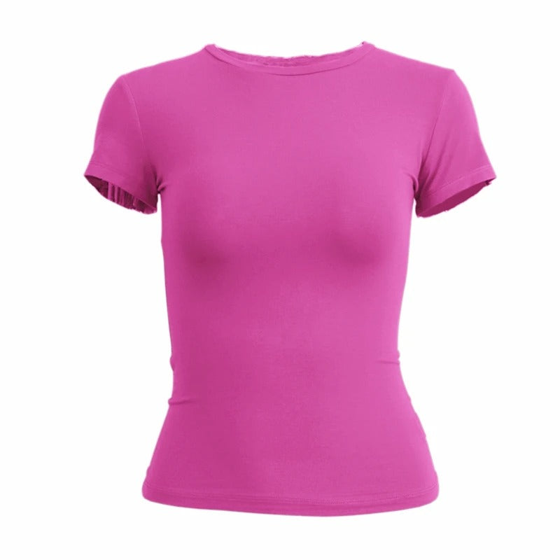 Slim Fit Knit T-Shirt