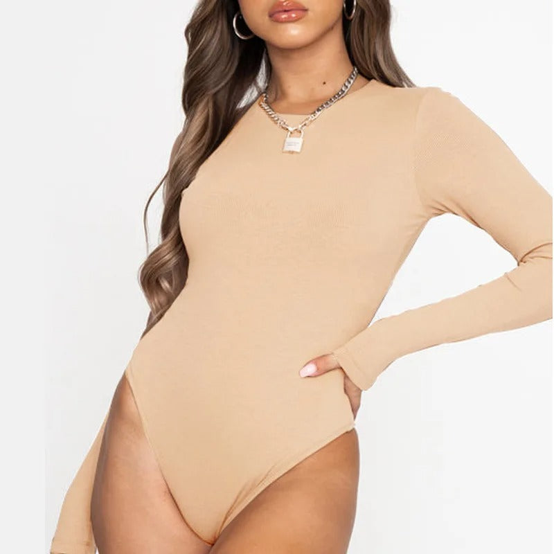 Long Sleeve Slim Bodysuit