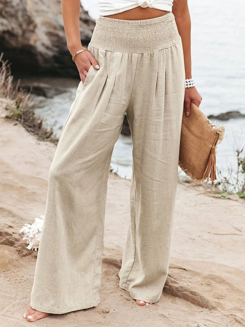 Oxford Cotton Flow Pants