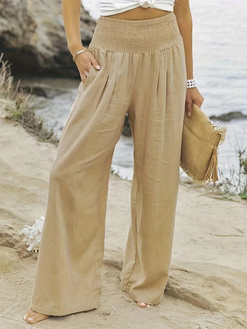 Oxford Cotton Flow Pants