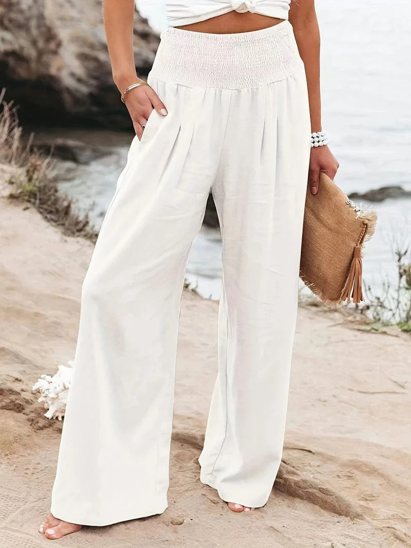 Oxford Cotton Flow Pants