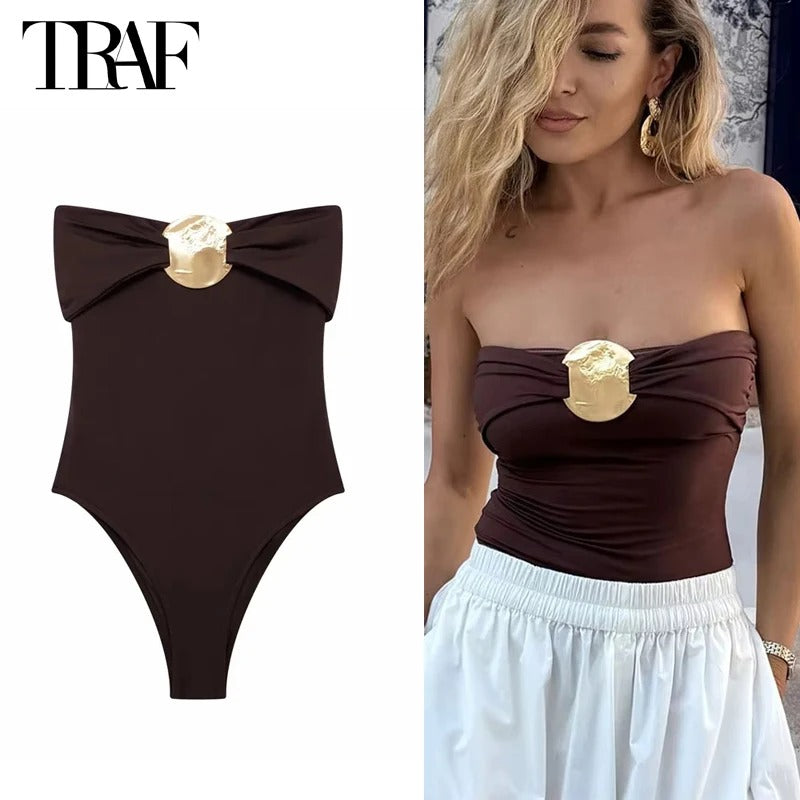 Off Shoulder Sexy Bodysuit