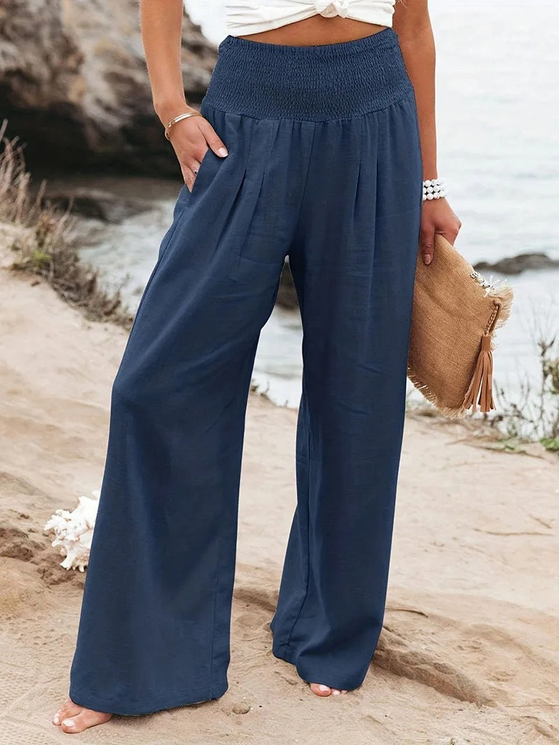 Oxford Cotton Flow Pants