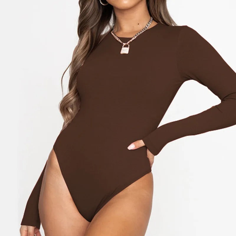 Long Sleeve Slim Bodysuit