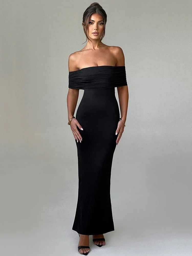 Velvet Nights Backless Gown