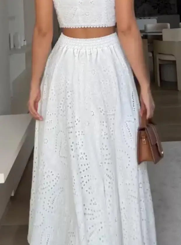 Bloom Muse A-Line Skirt Set 2 Pieces Outfit
