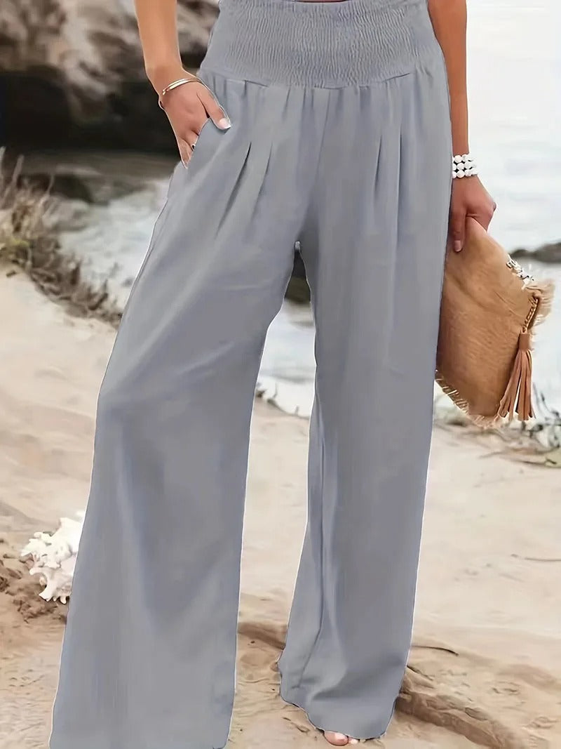 Oxford Cotton Flow Pants