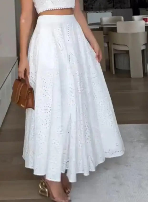 Bloom Muse A-Line Skirt Set 2 Pieces Outfit