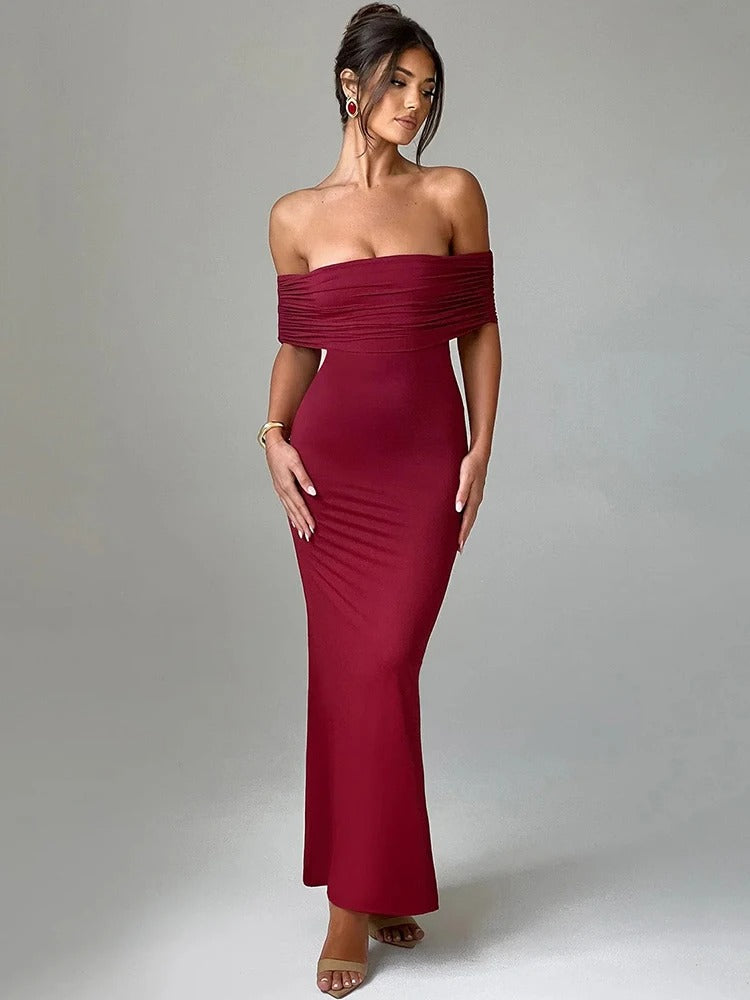 Velvet Nights Backless Gown