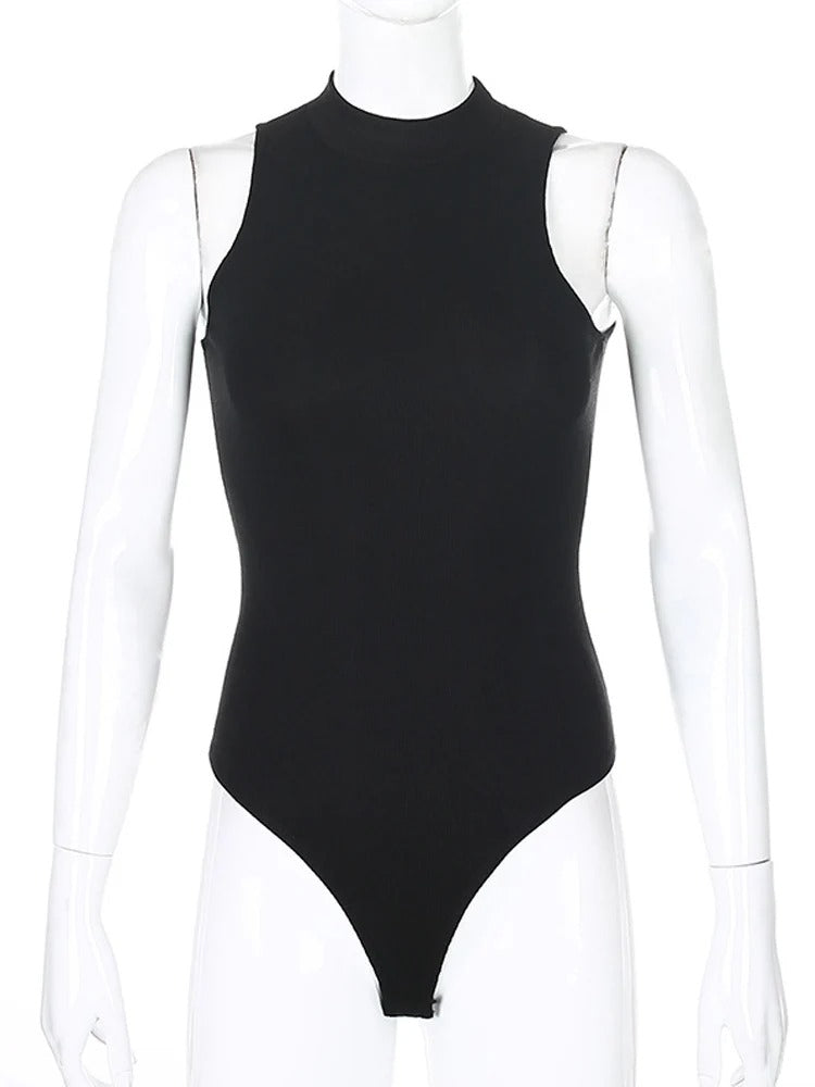 High Neck Fit Bodysuit