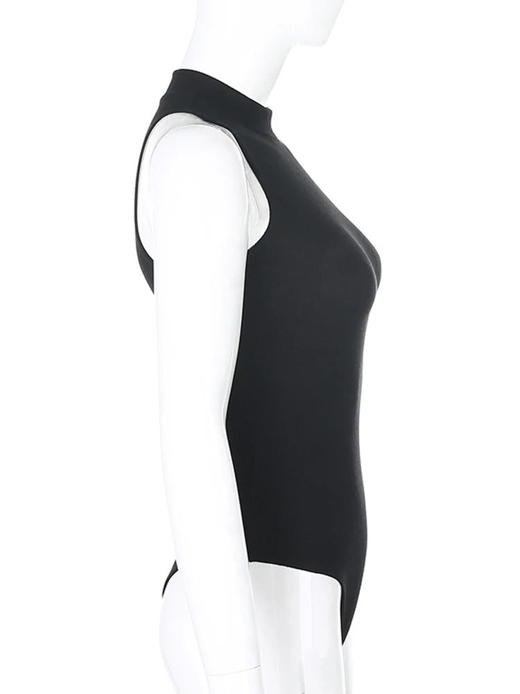 High Neck Fit Bodysuit