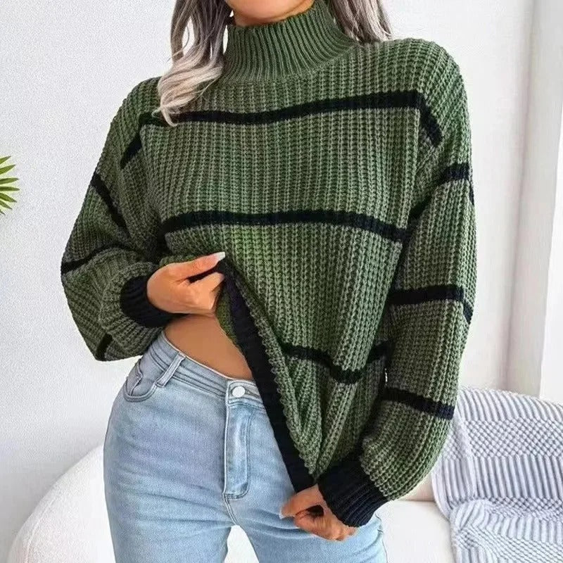 Swift Knit Turtleneck Sweater