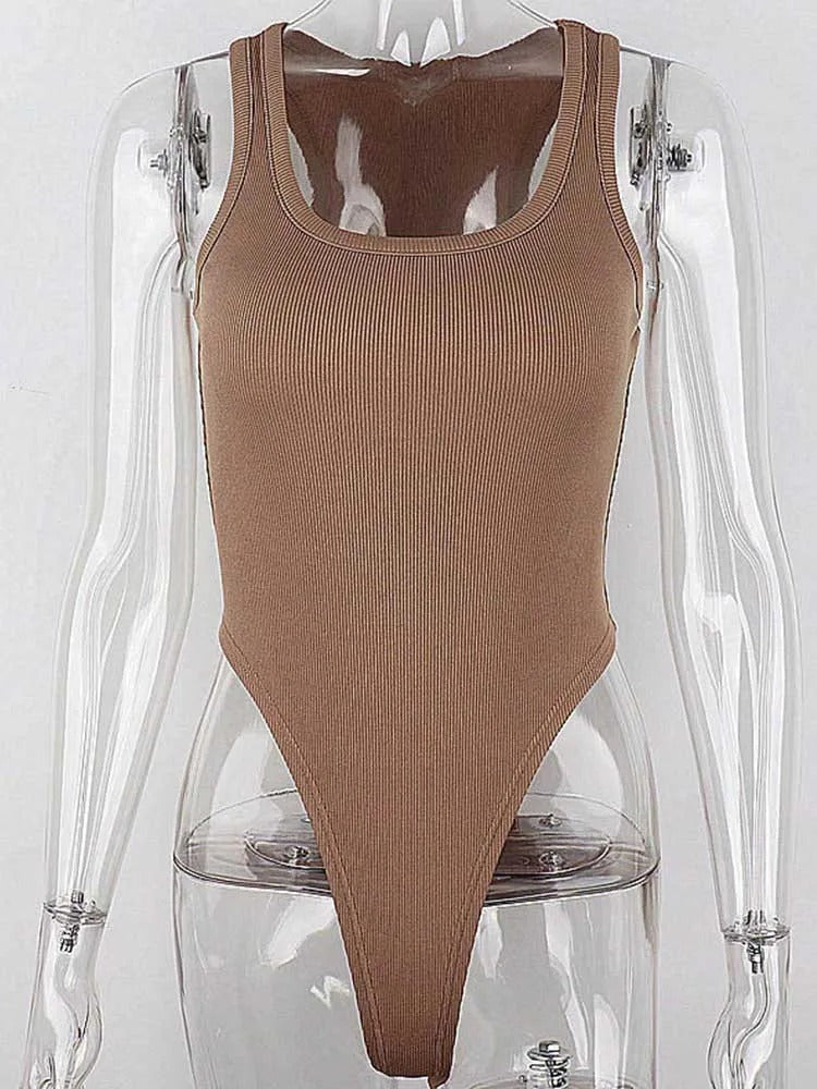 Off Shoulder Halter Bodysuit