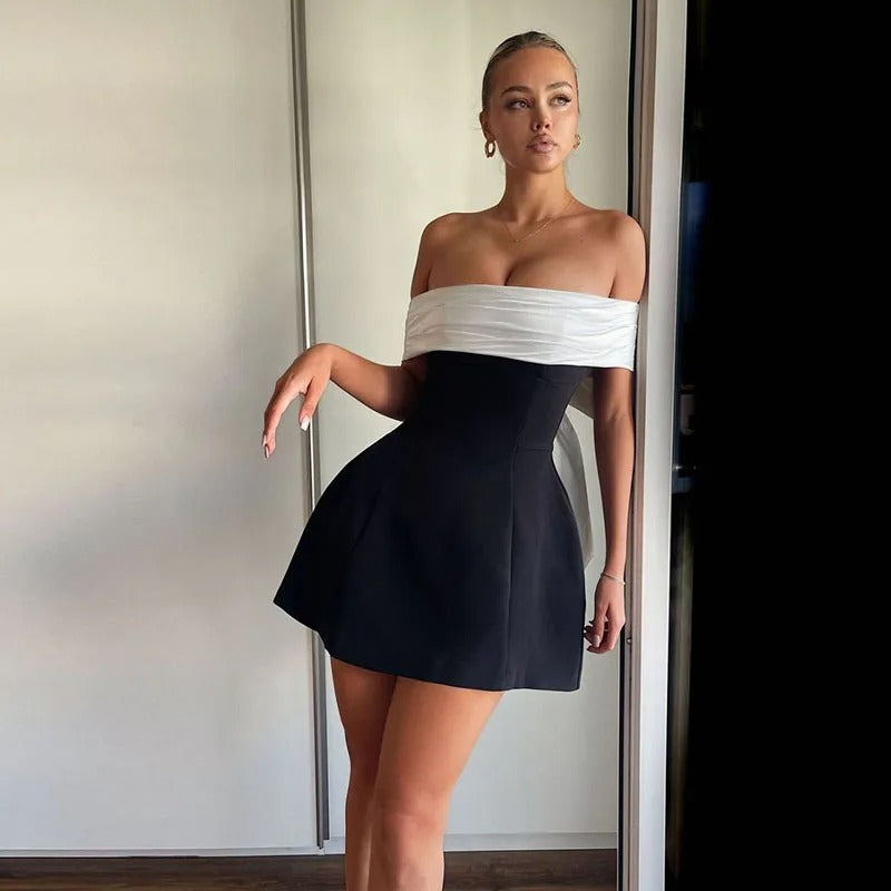 Sexy Mini Pary Dress Women Backless