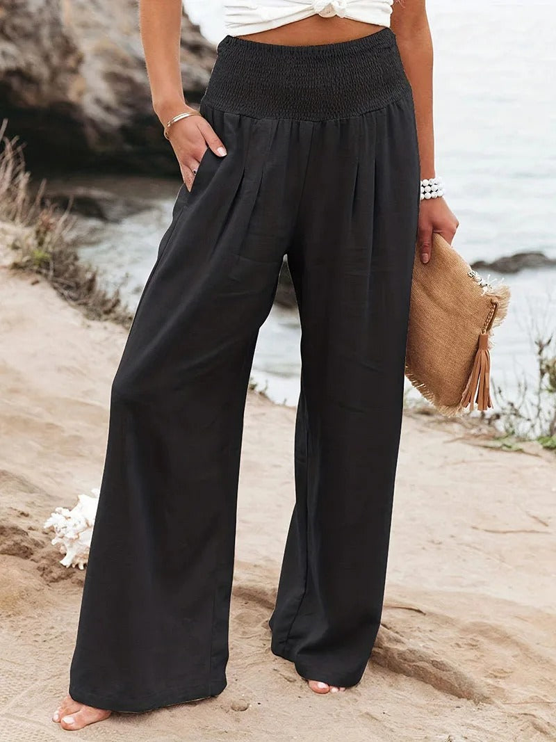 Oxford Cotton Flow Pants