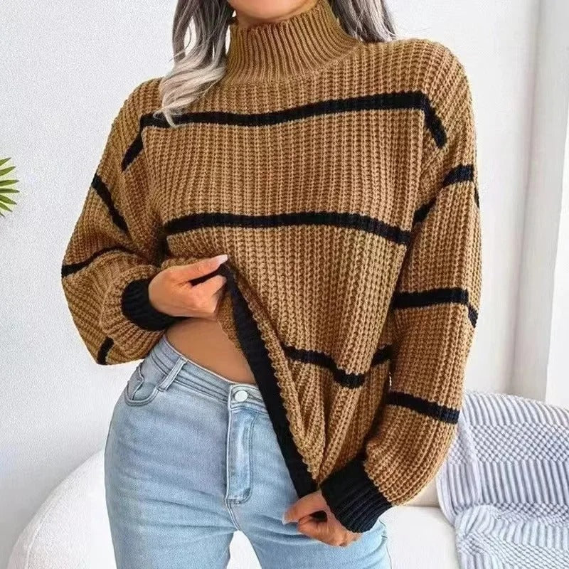 Swift Knit Turtleneck Sweater