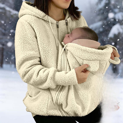 Womens Cashmere Blend Zipper Cardigan