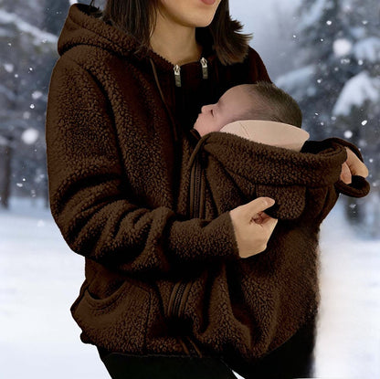 Womens Cashmere Blend Zipper Cardigan