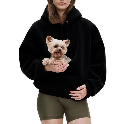 Womens Hooded Camel Wool Sweatshirt
