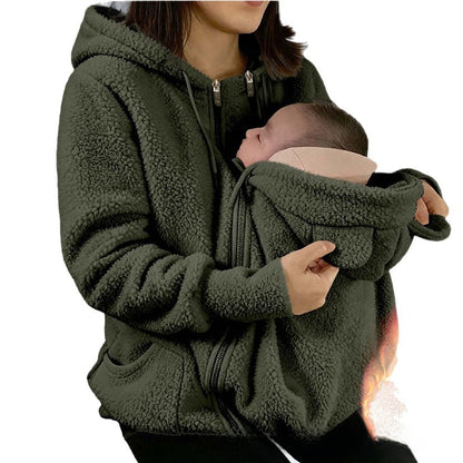 Womens Cashmere Blend Zipper Cardigan