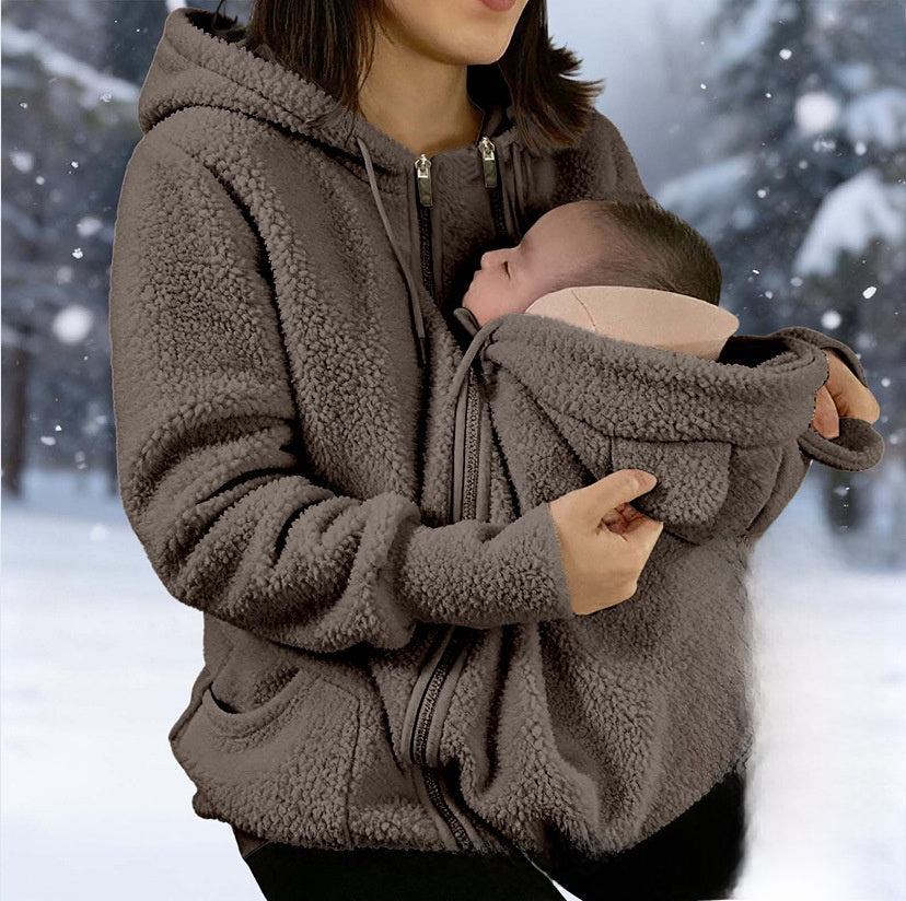 Womens Cashmere Blend Zipper Cardigan