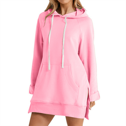 VÉRA Slit Hoodie Dress