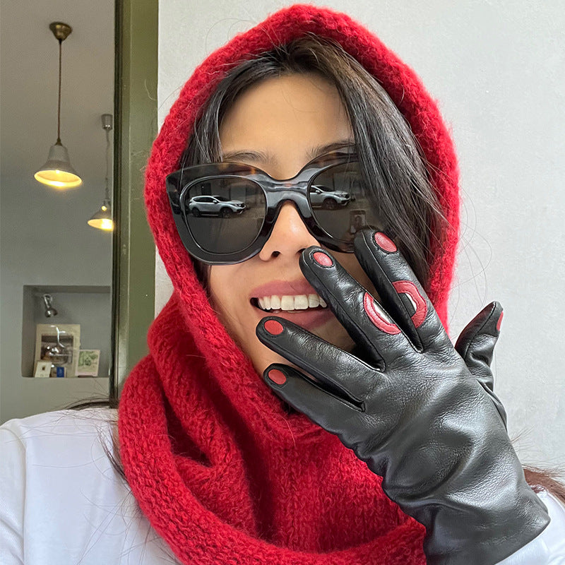 Retro Knit Balaclava Scarf Hat