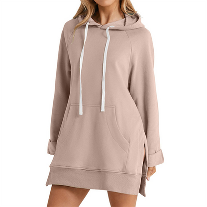 VÉRA Slit Hoodie Dress