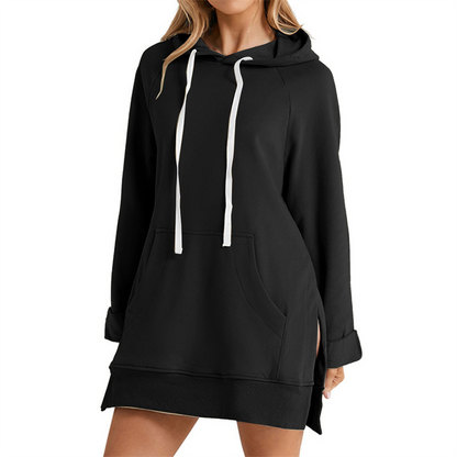 VÉRA Slit Hoodie Dress