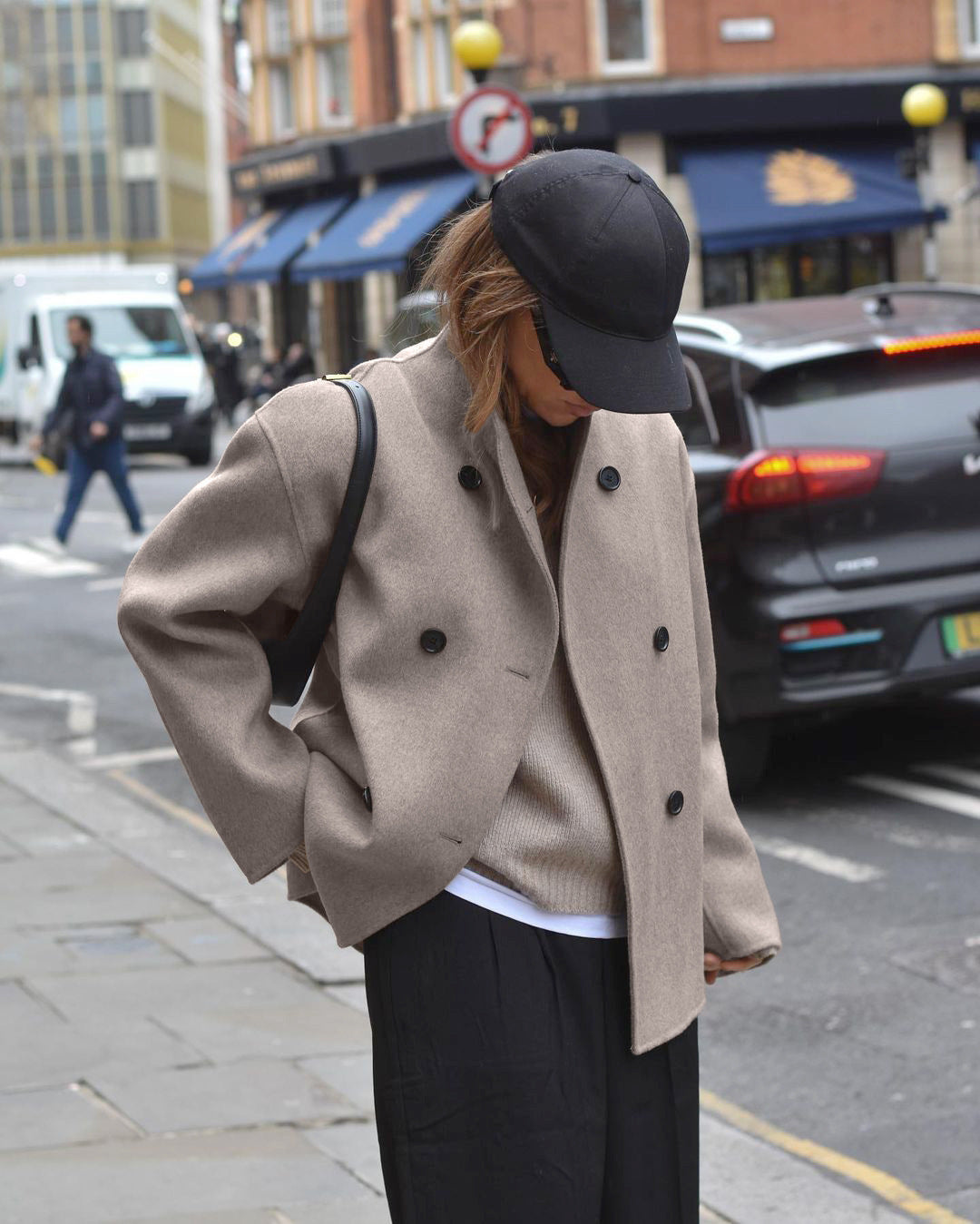 British Double-Breasted Wool Coat
