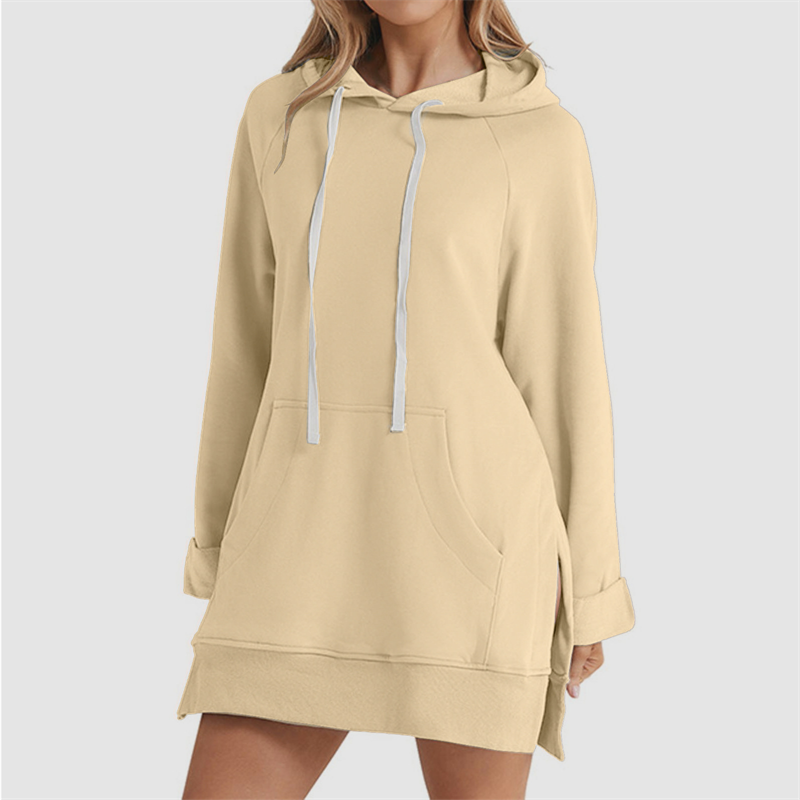 VÉRA Slit Hoodie Dress