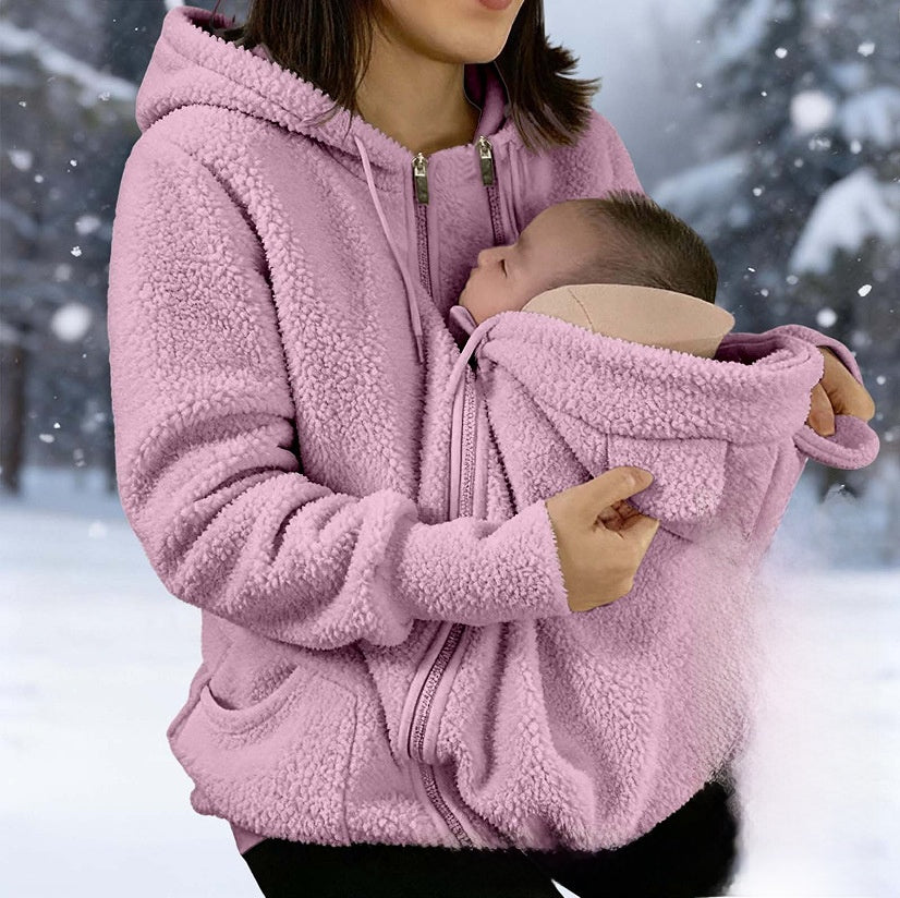 Womens Cashmere Blend Zipper Cardigan