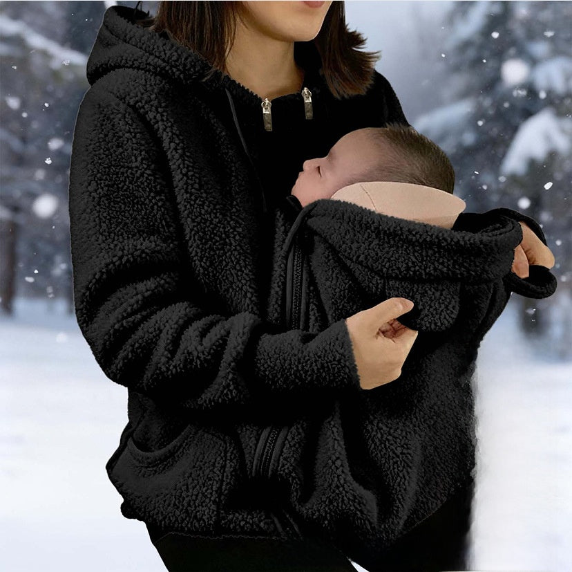 Womens Cashmere Blend Zipper Cardigan