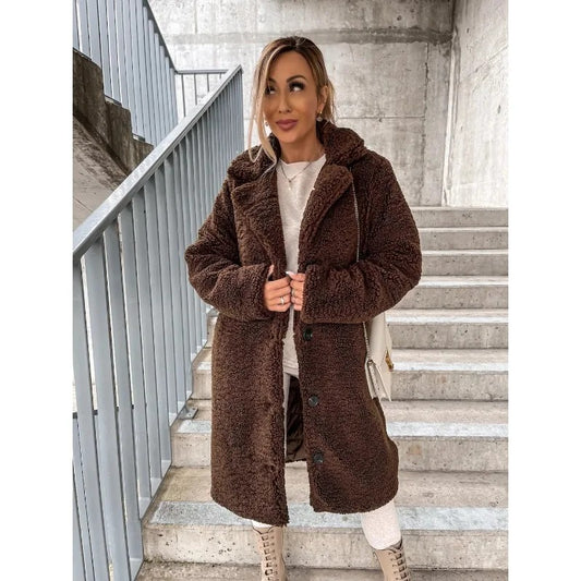 Luxe Fleece Longline Coat