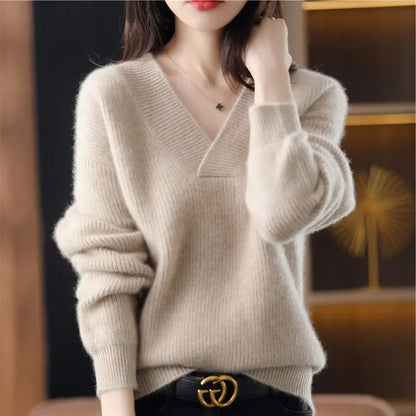 Soft Knit Loose Pullover Sweater
