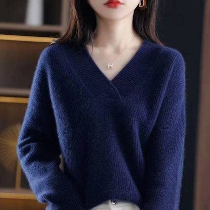 Soft Knit Loose Pullover Sweater