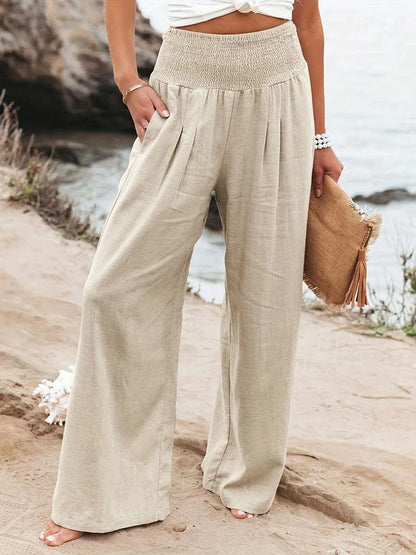 Oxford Cotton Flow Pants