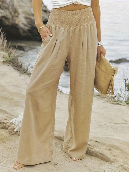 Oxford Cotton Flow Pants
