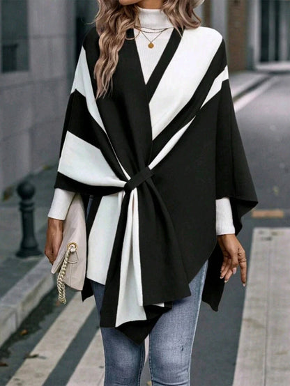 Luxury Winter Windproof Poncho Shawl