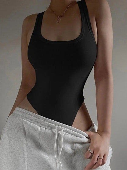 Off Shoulder Halter Bodysuit