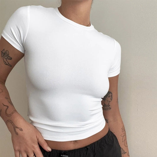 Slim Fit Knit T-Shirt