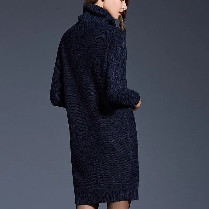 Cozy Knit Winter Dress