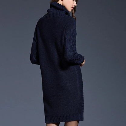 Cozy Knit Winter Dress