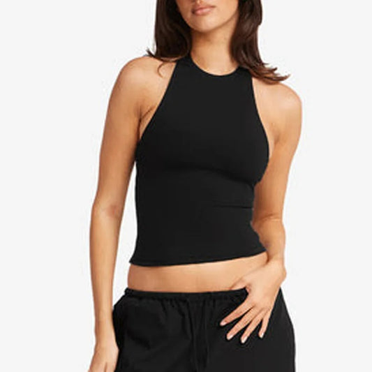 LuxeFlow Back-Detail Yoga Vest