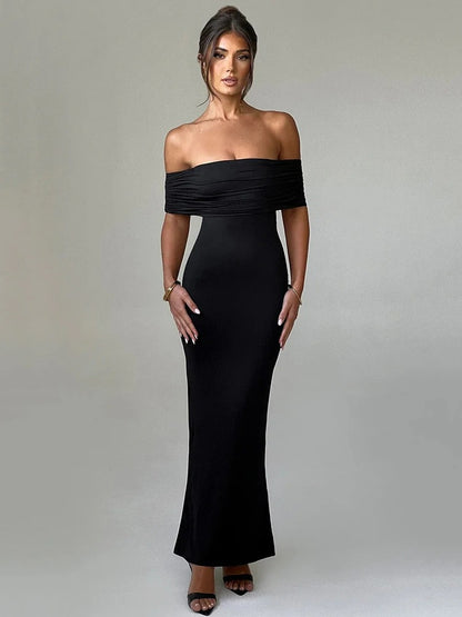 Velvet Nights Backless Gown