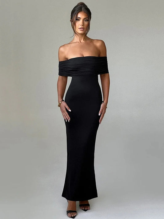 Velvet Nights Backless Gown