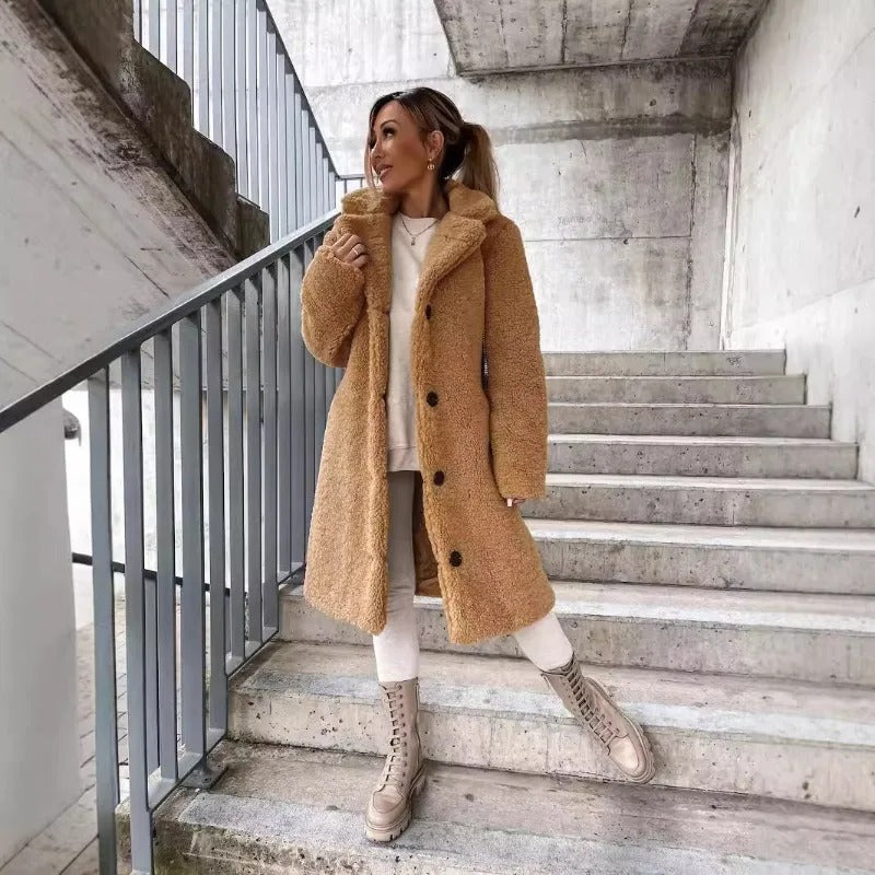 Luxe Fleece Longline Coat