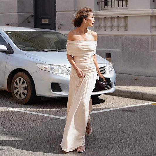 Elowen Off-Shoulder Bump Dress