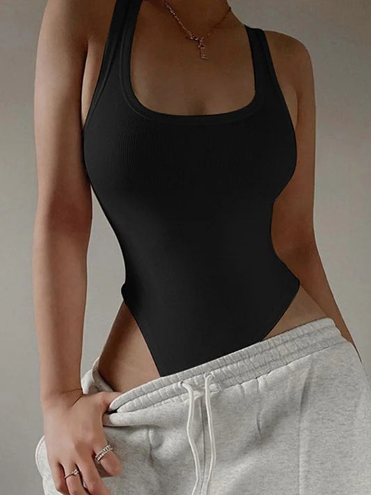 Off Shoulder Halter Bodysuit