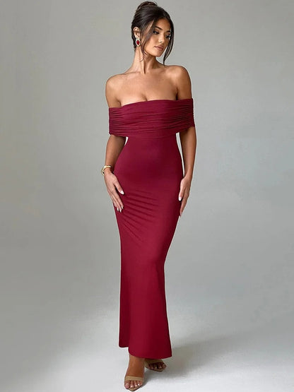 Velvet Nights Backless Gown